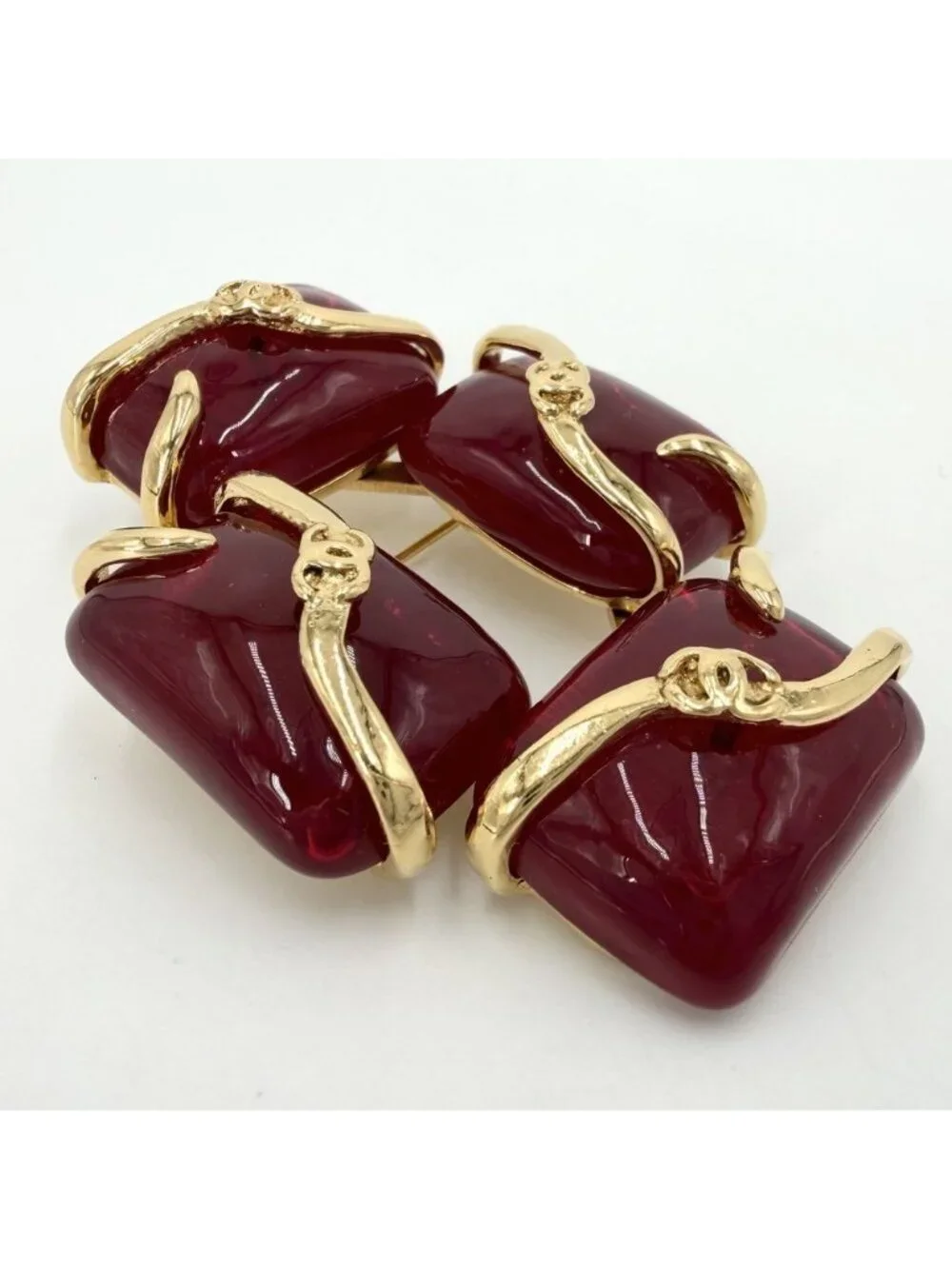 CHANEL name brooch